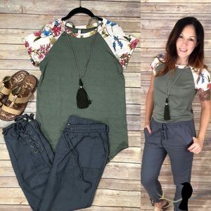 Boutique green top XL